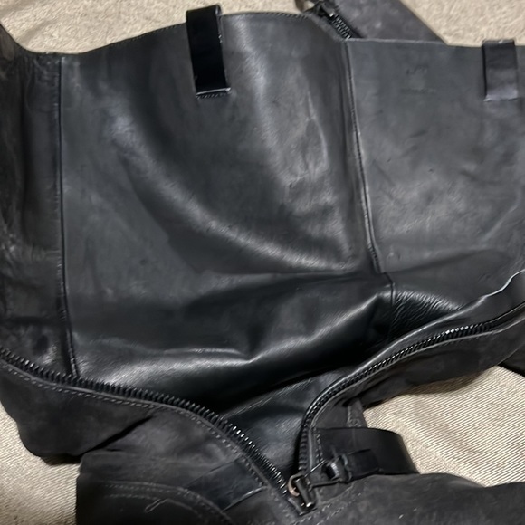 Rag & Bone tall black leather riding boots 8.5 - Picture 10 of 12